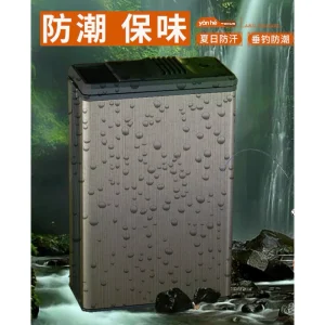 Y108，金屬貼面塑膠X醃保護盒，便攜耐用20大容量，黑銀隨便出