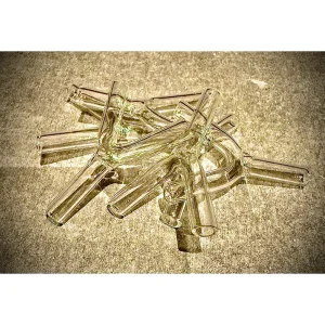 趣味玻璃工藝擺飾，Y字型玻璃管，透明無色，晶瑩剔透，手做工藝