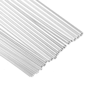 塑料真硬PP管,食品級安全無毒耐高溫,5、6、7、8、12mm,一組2入約25cm